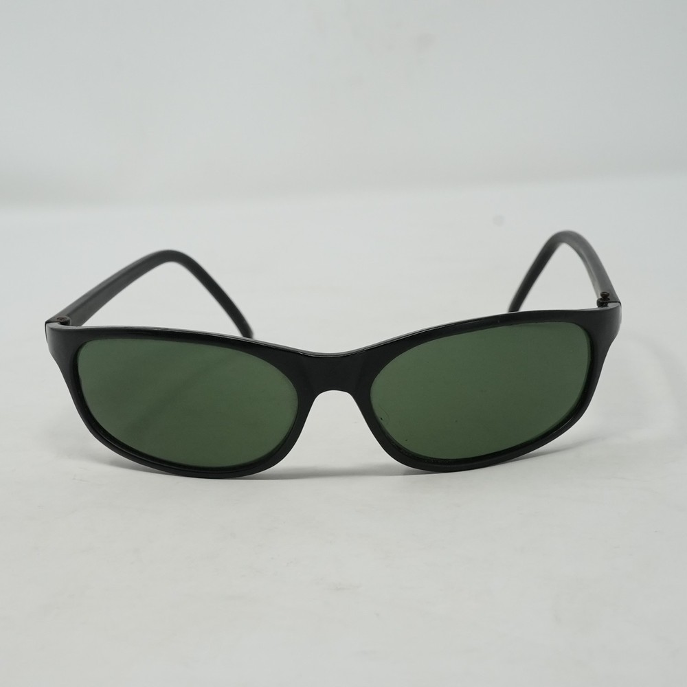 Black Nylon Frame Sunglasses Classic Lightweight Fashion UV Protection Eyewear