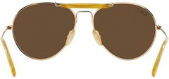 🔥 RAY-BAN Pilot TITANIUM POLAR CHROMANCE Round Sunglasses – RB8063 M 55-16mm
