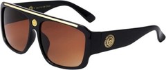 Men’s Sunglasses Fashion Dark Black Lens Brown White Thick Frame Designer Hot