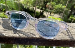 Men’s Blue Polarized Sunglasses Johnny Depp Blue Sunglasses New Crystal Glasses