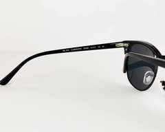 Ray-Ban RB3016 Clubmaster Marble Black Frame Dark Grey Lenses 51mm Unisex