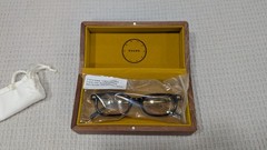 BRAND Rhude Tobac Sunglasses Black/Yellow Tint Handmade Japan Designer Eyewear