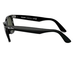 Ray-Ban RB2140 901 50-22 Wayfarer Green Lenses Unisex Classic Sunglasses – Black