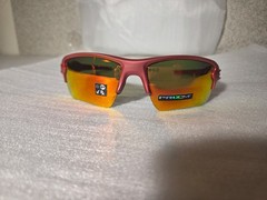 Oakley Flak 2.0 XL Sunglasses OO9271-04 IR Red W/ Prizm Ruby.