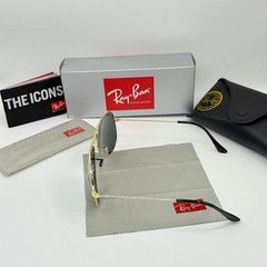 Ray-Ban RB3025 Aviator Sunglasses Gold Frame Glass Lens 60-14 135 mm