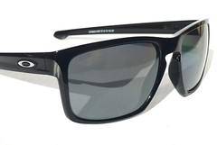 NEW Oakley SLIVER Polished Black POLARIZED Black Lens Sunglass 9262-09