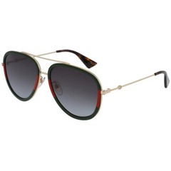 Gucci Men’s Sunglasses Gradient Grey Lens Metal and Acetate Frame GG0062S 003