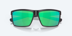 Costa Del Mar Rinconcito Matte Black Green Mirror 580 Glass POLARIZED Lens