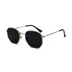 Retro Hipster Sunglasses Men Women Geometric Square Vintage Metal Frame Glasses