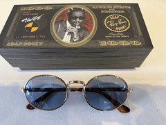 Ray Ban Sunglasses RB3931 001/56 GOLD/LIGHT BLUE LENS