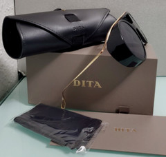 DITA Nacht-One DTS108-56-01 Black Gold UNISEX Sunglasses-56-24/125