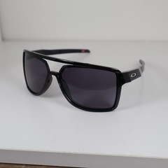 Oakley CASTEL OO9147-0163 Black Ink Frame w/ Prizm Grey Lenses Sunglasses 133mm