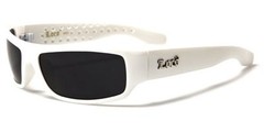 New Locs Designer Mens Outdoor Sports 100% UV400 White Gray Sunglasses LC02WHT