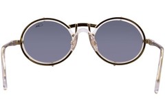 Cazal Legends 644 065 Sunglasses Men’s Crystal/Solid Grey Round Shape 53mm