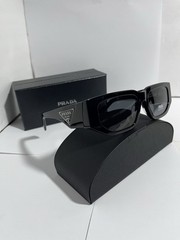PRADA PR 09ZSF 1AB5S0 Black Grey Men’s 54mm Sunglasses