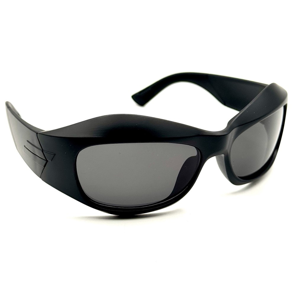 Modern Oversize Wrap Sunglasses Black LH18160 Designer Fashion Frame Lens Style