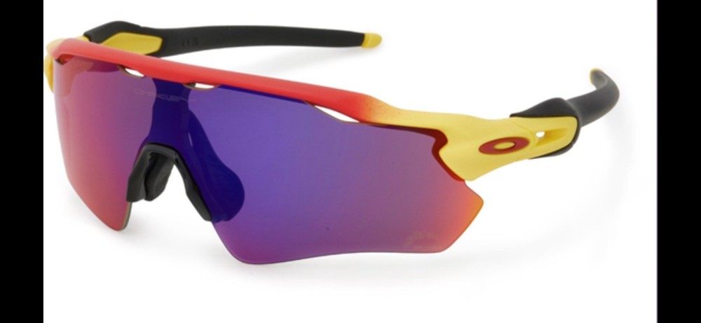 OAKLEY Radar EV Path Sunglasses Red/Yellow Prizm Road OO9208-F2 TEAM CHINA NEW