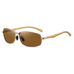 Men Women Polarized Metal Oval Sunglasses Driving Outdoor Sport Shade Glasses