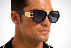 Square Oversized Retro Sunglasses Men Bold Thick Frame UV400 Shades Classic New