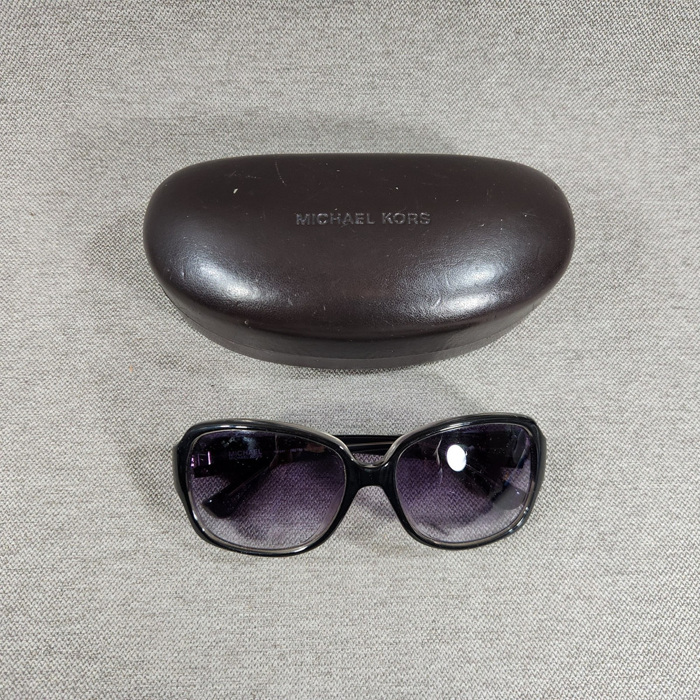 Michael Kors Harper M2789S Pruple Lens Black Sunglasses 57-16 130mm Italy