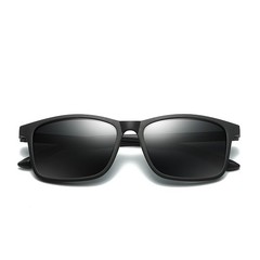 Polarized Sunglasses for Men Lightweight TR90 UV400 Protection Square Sun Glass