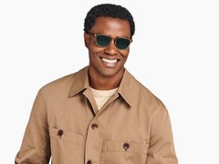 Warby Parker SYDNEY Sunglasses CHAI CRYSTAL FADE Medium 50-18-140 mm