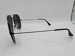 NEW Ray Ban RB3025 Aviator Large Metal 002-58 Black G-15 Green 52-14-140