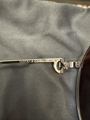 Cartier CT0110S 011 Pilot Aviator Sunglasses Ruthenium Gray 60-14 New Box
