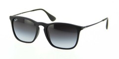 Ray-Ban Chris Black Unisex Sunglasses RB4187 622/8G 54
