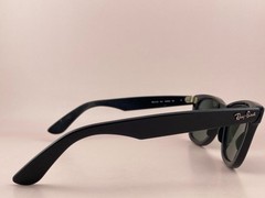 Ray Ban Wayfarer Sunglasses Italy RB 2140 901 Black Green G15 lens 50-22mm