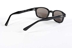 X-KD’s Unisex-Adult Biker sunglasses Silver/Smoked One Size