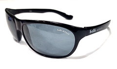 Bolle Acrylex 494 Vintage Black Nylon Oval Sunglasses Frame France NO LENSES