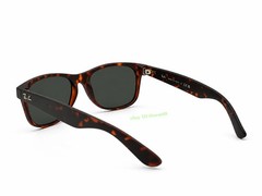 RAY-BAN NEW WAYFARER RB2132 865/B1 55MM SUNGLASSES Dark Grey LENS Matte Havana