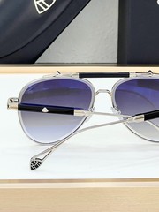 New Maybach Z127 Designer Sunglasses Gold Frame 69-13-145 Luxury Pilot Glasses