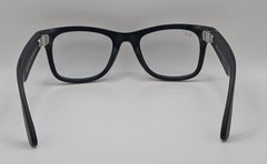 Meta Ray Ban-Wayfarer Sunglasses-Matte Black/ Clear (Good) (2 Gen). ~1JX~