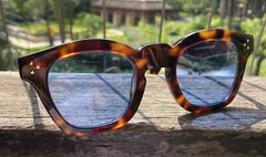 Handmade Blue sunglasses Men Solid tortoise glasses Women blue sunglasses UV400