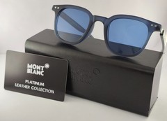 Montblanc Full Rim Sunglasses | Blue Frame | 100% UV Protected Blue Lenses