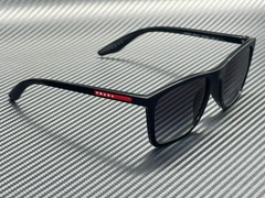 PRADA LINEA ROSSA PS B08S 1AB09U Black Grey Gradient Men’s 56 mm Sunglasses