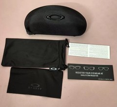Vintage Oakley Eye Jacket Lightweight Polarized White Frames Red ​Lenses*-