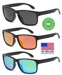 Polarized Square Sunglasses for Men Women Driving Sports Retro UV400 Sun Glasses