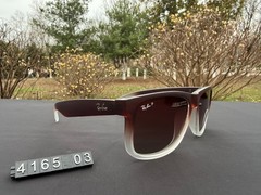 Ray-Ban RB4165 Sunglasses Gradient Frame Polarized Brown Lens