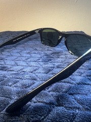 Ray-Ban Sunglasses RB2132 New Wayfarer Classic Black Frame Green Lenses