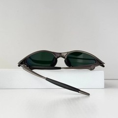 Oakley Penny X-Metal Sunglasses Cement Gray Purple Gradient Lens