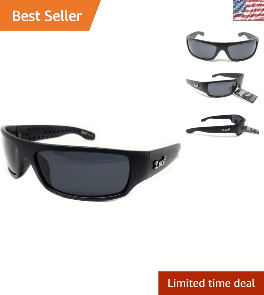 Cholo Narrow Rectangular Sunglasses – Polarized UV Protection for Sports Wear