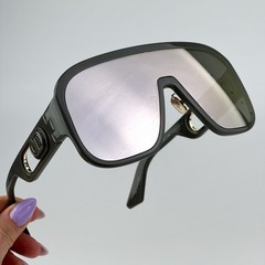 Dior Men Sunglasses Grey Silver Mirror Mask DIORBOBBYSPORT M1U 45A7 BRAND NEW