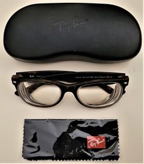 RAY-BAN EYEGLASSES FRAMES RB2132 NEW WAYFARER 894/76 55-18-145 W/CASE & CLOTH