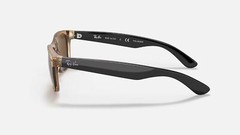 Ray Ban New Wayfarer Polarized Brown 55 mm Sunglasses RB2132 945/57 55-18