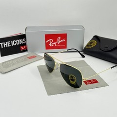Ray-Ban RB3025 Aviator Sunglasses Gold Frame Glass Lens 60-14 135 mm