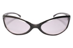 Wrap Around Aerodynamic Narrow Slender Lightweight Sport Gray Sunglasses