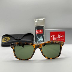 Ray-Ban RB2140 Wayfarer Sunglasses Unisex Black Frame 56mm Dark Lens UV NEW–